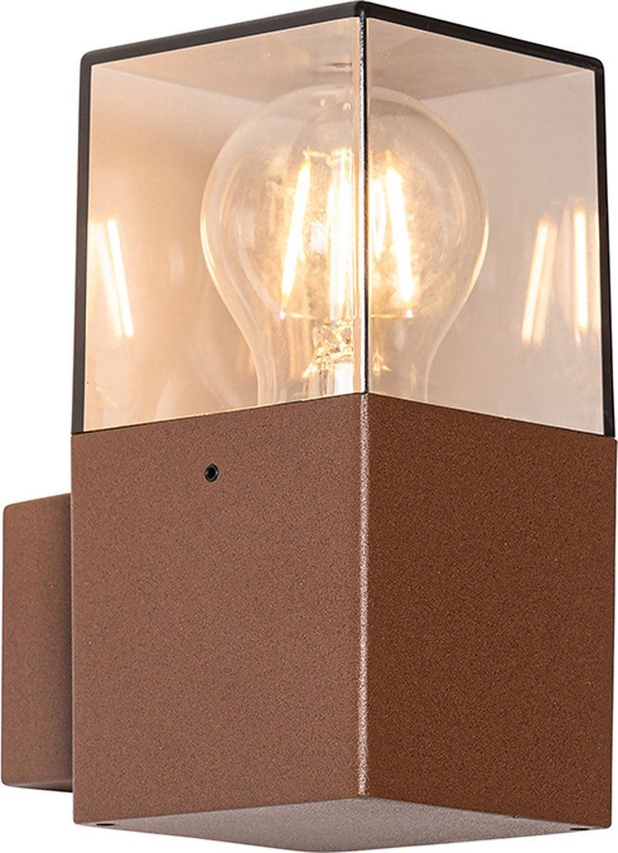 QAZQA Denmark - Industriele Wandlamp voor buiten - 1 lichts - Roestbruin