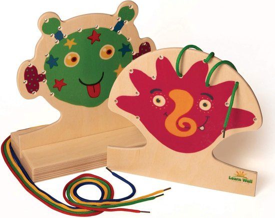 Learn Well Thread Heads - Alien (set of 2) - Educatief spel - 4+ jaar