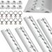 Rail d'avion, rail en aluminium semi-circulaire, 4×1M, avec ferrure+anneau d'arrimage, verrouillage de transport, pour la fixation de marchandises, étais, kit de démarrage