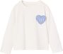 Vertbaudet Meisjesshirt met lange mouwen en hart