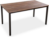Versa Eettafel Bruin Zwart Hout MDF (80 x 76 x 140 cm)