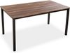 Versa Eettafel Bruin Zwart Hout MDF (80 x 76 x 140 cm)