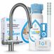 Ari Robinet de cuisine Slender 3 voies Graphite avec douchette extractible et système de filtration Dafi D1