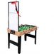Relaxdays Speeltafel 10-in-1, tafelvoetbal, airhockey, tafeltennis, boogschieten, poker, bowling, schaken enz., kleurkeuze