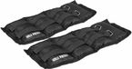 Gorilla Sports Enkelgewichten - 4 kg (2 x 2 kg) - Set van 2 - Zwart