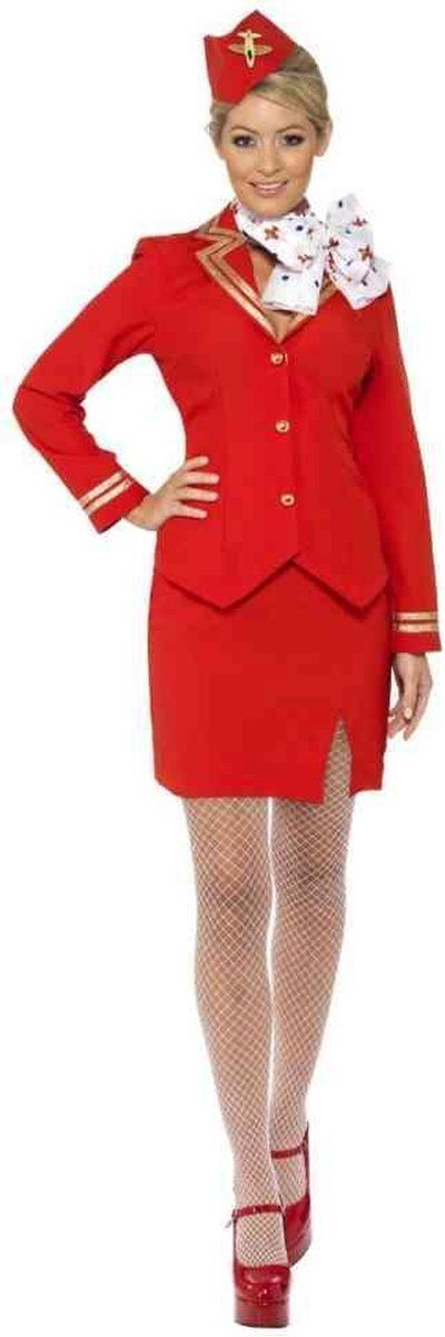 Smiffys Trolley Dolly Toppers pakje - Maat XL - Rood - Polyester
