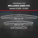 HEYNER® Essuie-glace pour BRILLIANCE JINBEI F50 01.2016 - 12.2020, Essuie-glace plat HYBRID, Aérodynamique & Flexible, Revêtement nanographique