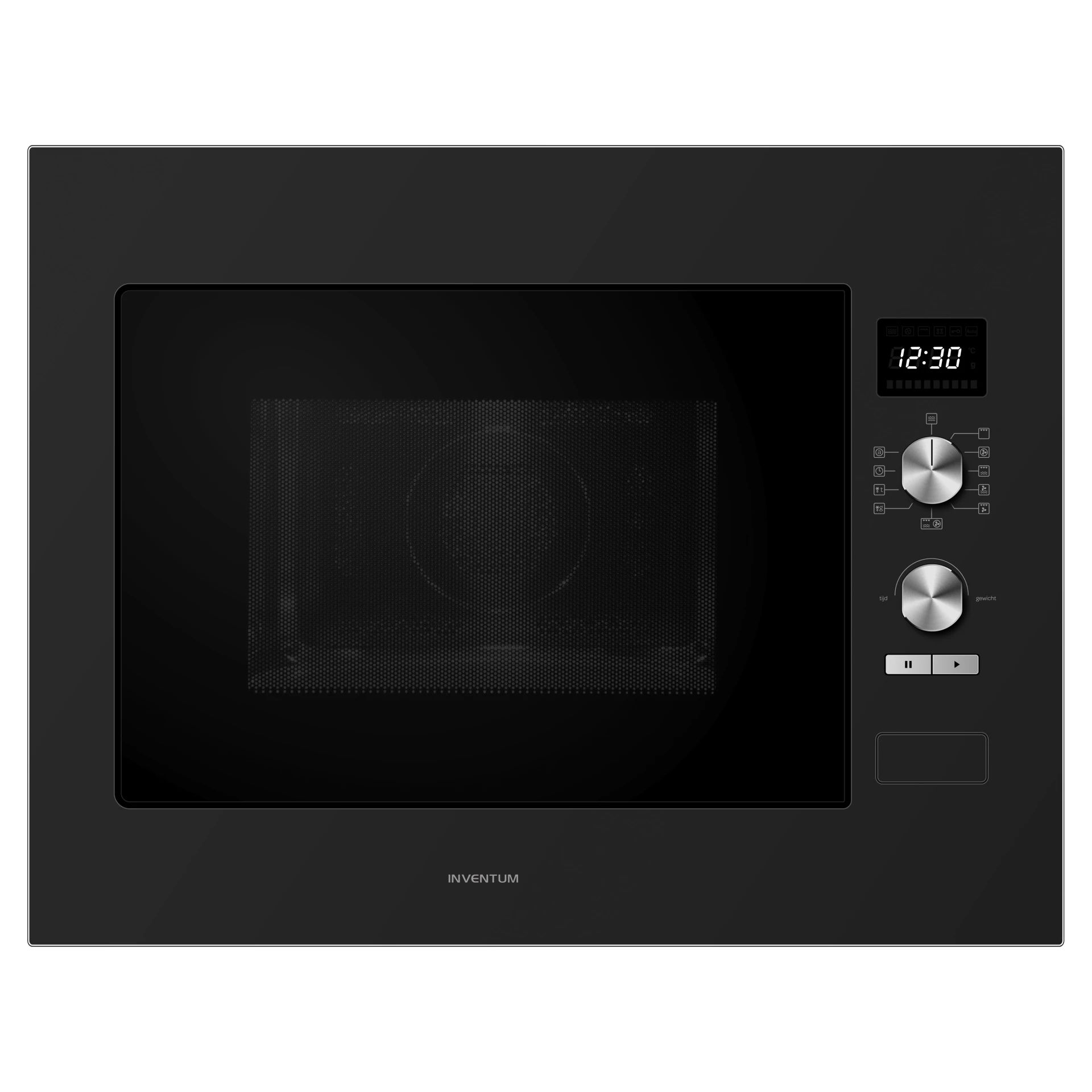 Inventum IMC6132FZWA Inbouw Combi-magnetron - 32 Liter - Zwart/RVS