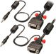 LINDY 37302 VGA-kabel & audio Premium M/M, 7,5 m