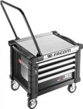 Facom Jet Gereedschapswagen 4 Laden M3 Laag Zwart - JET.CR4NM3A