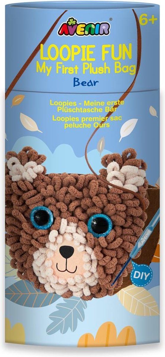 Avenir Knutselset Mijn eerste tasje maken - Beer - bruin