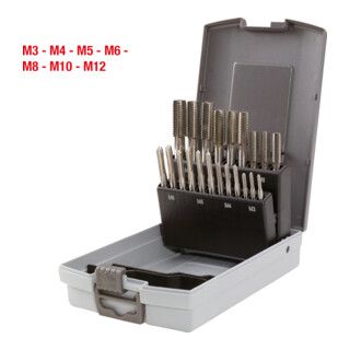 KS Tools HSS handtapenset M3-M12 - 21 delig - kunststof koffer