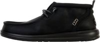 Hey Dude Wally Mid Gripr Classic hoge mocassin met veters Zwart
