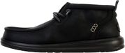 Hey Dude Wally Mid Gripr Classic hoge mocassin met veters Zwart