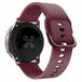 By Qubix Qubix - Siliconen sportband - Bordeaux - Geschikt voor Garmin Vivomove 3 / HR / Luxe / Sport / Style / Trend - Smartwatch bandje 20mm