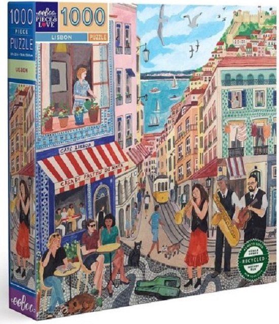 eeBoo Lisbon 1000 stukjes Legpuzzel