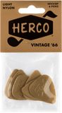 Hev210P Herco Vintage '66 Light Plectrum - 6-pack - Goud