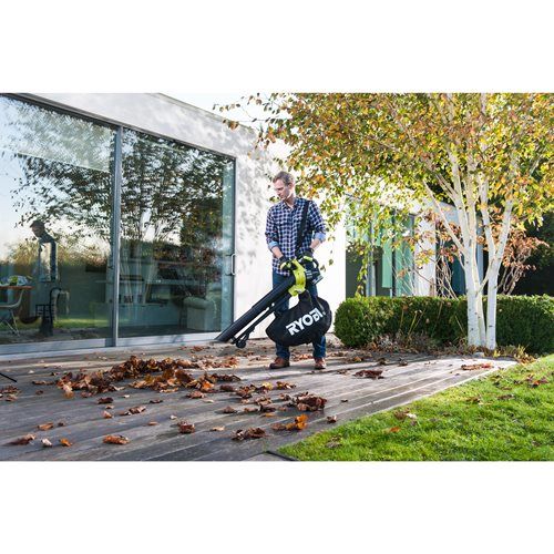 Ryobi OBV18 Cordless Leaf Blower - 18V - Black/Yellow - Handheld