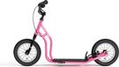 Yedoo One trottinette pour enfants à partir de 100 cm, avec pneus 12/12 et béquille, de couleur rose