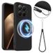 Xiaomi Coque Xiaomi 15T Pro en Silicone Liquide - Compatible MagSafe - Noire