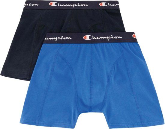 Champion Smooth Seam Boxershorts Heren (2-pack) - Maat L - Donkerblauw/Blauw