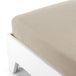 Caleffi 79398 Flanel Onderlaken voor Frans bed, zandkleurig