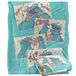 Sesamstraat Cookie Monster Comic Plaid 152 x 127 cm