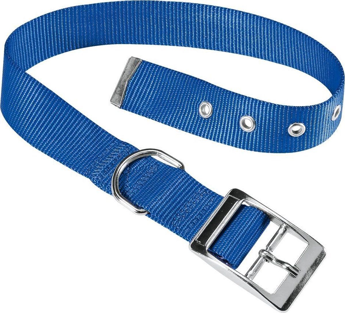 Ferplast Halsband Honden Club 45 Cm Nylon Blauw
