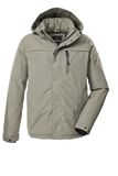 G.I.G.A. DX heren Outdoorjas/functionele jas met afritsbare capuchon GW 39 MN JCKT, helloliv, M, 43583-000
