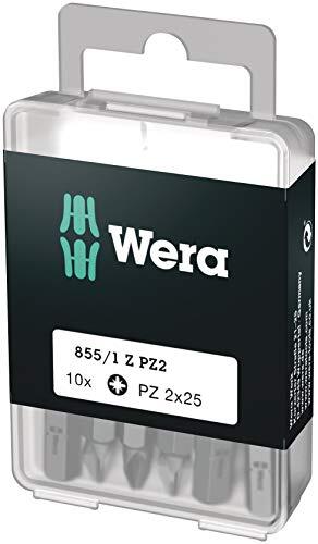 Wera Bit-assortiment, 855/1 Z PZ 2 DIY, PZ 2 x 25 mm (10 bits per box), 05072404001