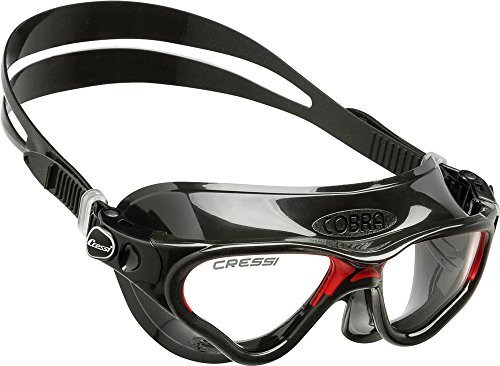 Cressi Cobra Goggles - Comfortabel zwemmasker voor volwassenen, ideaal voor het zwembad en voor de zee