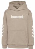 Hummel Kinder Hoodie Kangoeroezakken Capuchontrui Ronde hals Ribboorden