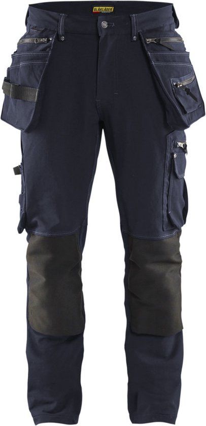 Blåkläder Werkbroek met 4-weg stretch X1900 1998-1644 - Donker marineblauw/Zwart - D88