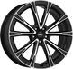 DEZENT AR DARK noir brillant poli sur le devant 7.5Jx19 5x112 ET40