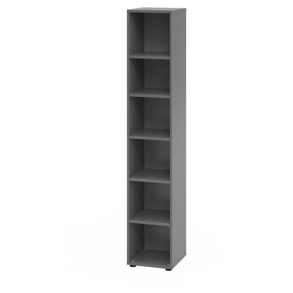 hjh OFFICE PRO Kast met Planken - Meerkleurig - 40 x 40 x 215,6 cm - Beta 9