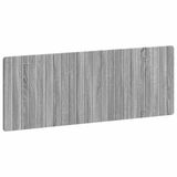vidaXL - Wandgemonteerd - Hoofdbord - ZWOLLE - Grijs - Sonoma - Bewerkt - hout