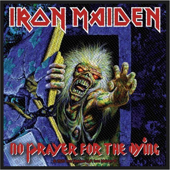 Iron Maiden No Prayer For The Dying Unisex Patch - Multicolor