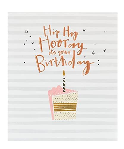 UK Greetings Birthday Card - Cake Design