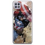 ERT GROUP mobiel telefoonhoesje voor Samsung A22 5G origineel en officieel erkend Marvel patroon Captain America 021
