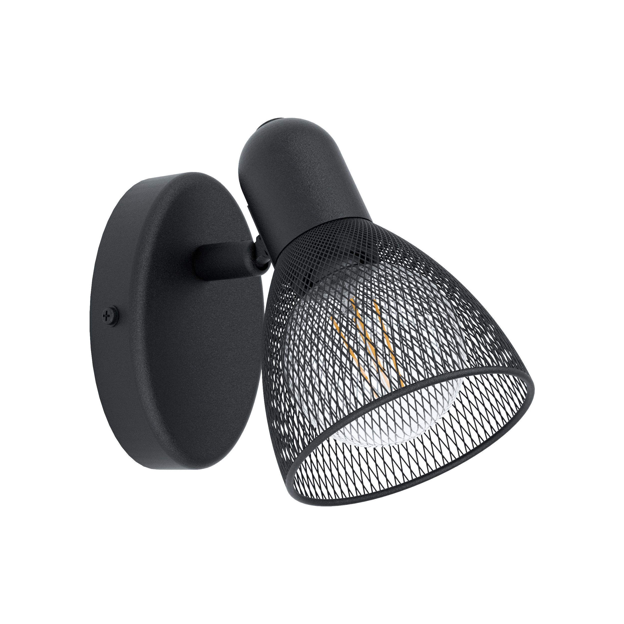 EGLO Carovigno - Spot - Zwart - E14 - 28W - Staal