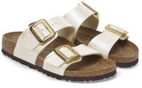 Birkenstock Slipper Sydney Cushion Buckle 1029492 Pearl White Smal