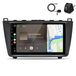 Mazda autoradio Android avec caméra et microphone, adapté pour Mazda 6 GH GG (2007-2012), avec CarPlay sans fil, Android Auto, WiFi, navigation GPS, RDS, DSP, DAB+, Bluetooth, écran 9 pouces et stockage 2+64 Go
