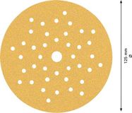 Bosch EXPERT C470 papier de verre - 125mm - G80 - 50 pièces