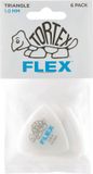 Jim Dunlop Tortex Flex Plectrums Triangle 1.00 mm Player's Pack 6 Stuks