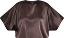 SISTERS POINT Gufo-top1 Women's Blouse - D. chocolate - Size S