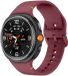 Strap-it Siliconen bandje met gespsluiting geschikt voor Samsung Galaxy Watch 9 (40/44mm) / Watch 8 (40/44mm) / 8 Classic (46mm) - wijnrood