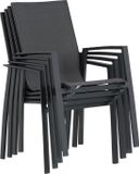Lifestyle Garden Furniture Ultimate/Matara 220 cm dining tuinset 7-delig Grijs-antraciet