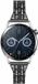 Strap-it Stalen Black Diamond bandje - Zwart - Geschikt voor Huawei Watch GT 2 / GT 3 / GT 3 Pro 46mm / GT 4 46mm / GT 5 & 5 Pro (46mm) / GT 2 Pro / GT Runner / Watch 3 / Watch 3 Pro