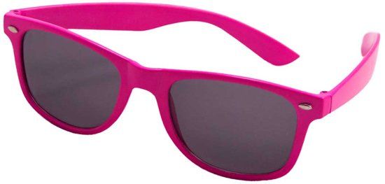 Folat Bril neon roze