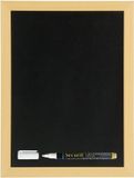 Securit Krijtbord met teak houten rand - 30 x 40 cm